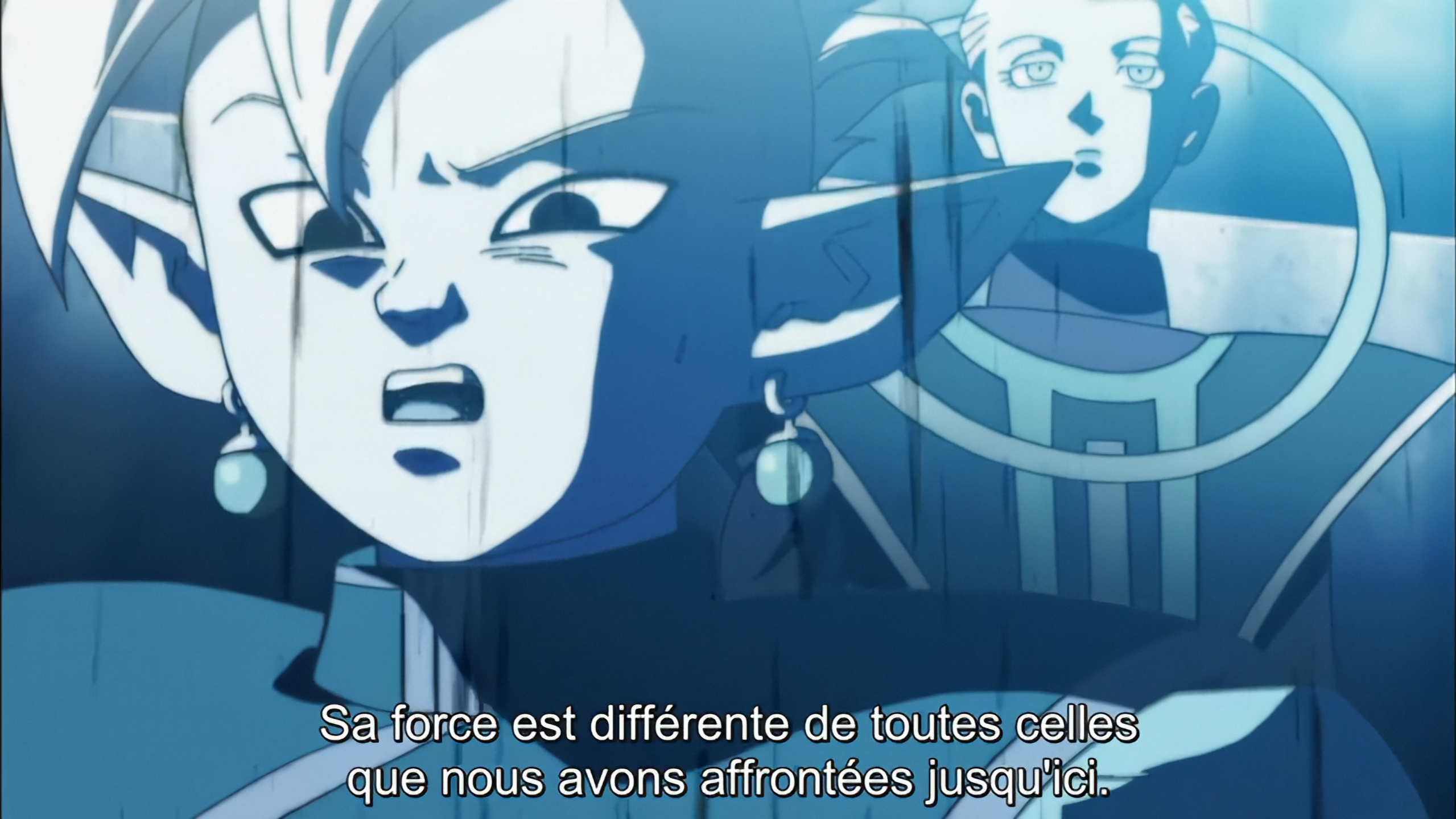 En réalité Kefla SSJ2 gagne. Car Vegetto Blue dans l'animé est montré égal ou légèrement moins puissant que Zamasu fusionné.