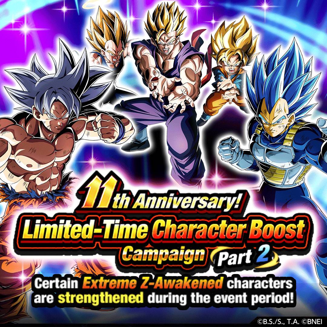 Boosts pour Goku UI ZLR AGI et Vegeta SSBE ZLR INT