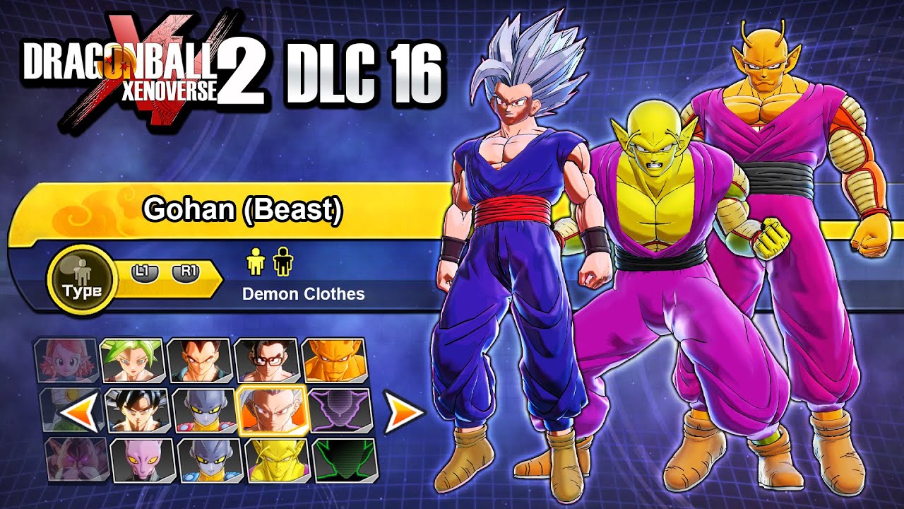 Voici le gameplay complet de tous les persos du dlc 16 :