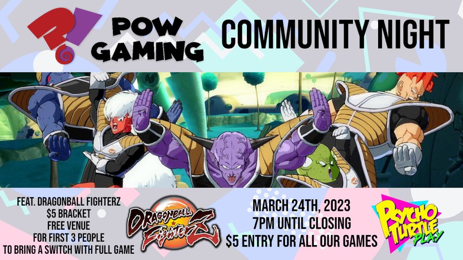 Bonsoir tout le monde! DBFighterZ sur Switch sera le jeu vedette de la soirée communautaire de la communauté de Prisonnier de guerre (voici 