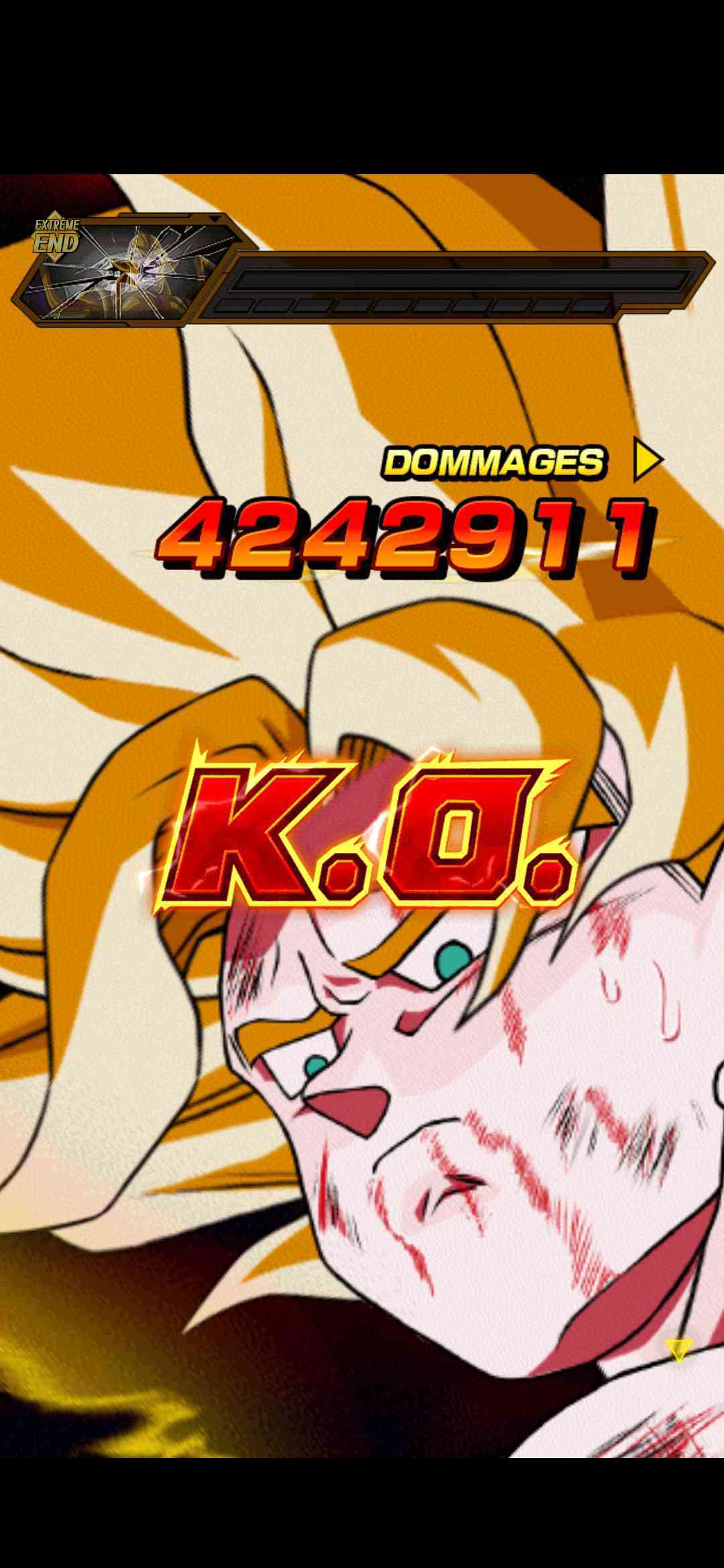 Pour vous annoncer que le gagnant du K.O screen n'est d'autre que moi même 😂 (Goku namek int zlr) avec un total de 23 votes !