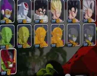 voici les coûts en DP de chaque perso du DLC