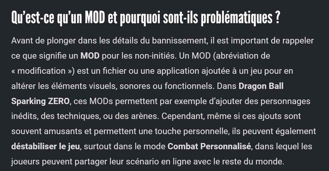 Les moddeurs sur vont être banni du jeu. Al hamduliLlah j'ai toujours eu la flm d'installer ce genre de truc